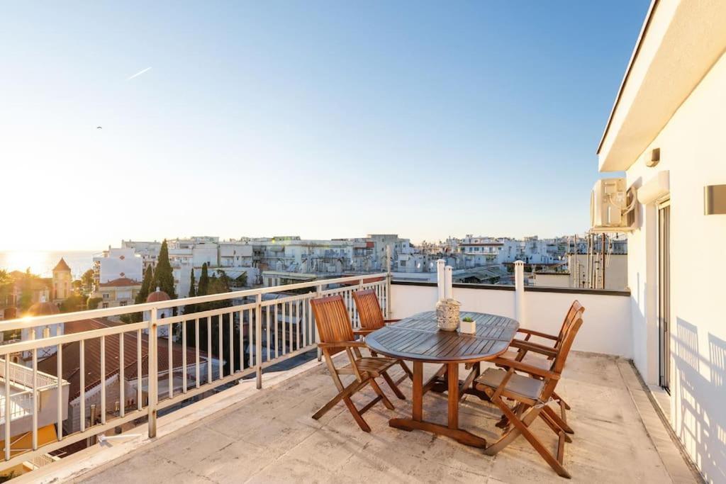 شقة Sea View Sunset Penthouse سالونيك المظهر الخارجي الصورة
