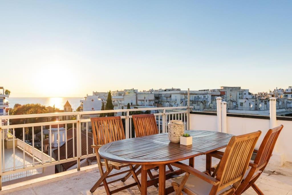 شقة Sea View Sunset Penthouse سالونيك المظهر الخارجي الصورة